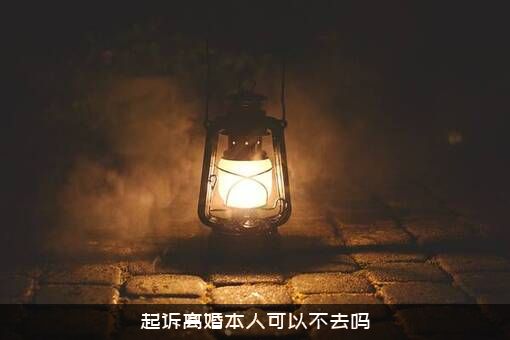 起诉离婚本人可以不去吗？
