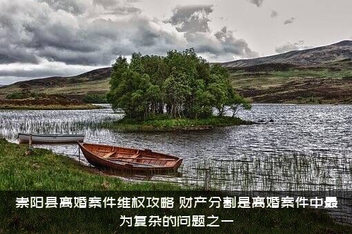 崇阳县离婚案件维权攻略（财产分割是离婚案件中最为复杂的问题之一）