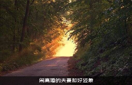 闹离婚的夫妻和好迹象