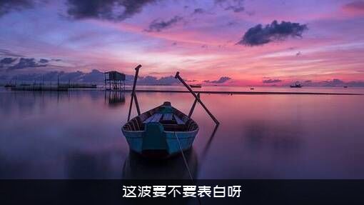 这波要不要表白呀