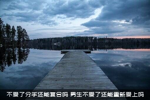 不爱了分手还能复合吗？男生不爱了还能重新爱上吗？