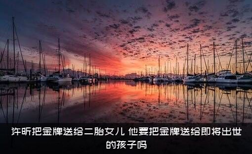 许昕把金牌送给二胎女儿，，他要把金牌送给即将出世的孩子吗？