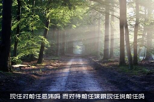 现任对前任忌讳吗？而对待前任该跟现任说前任吗？