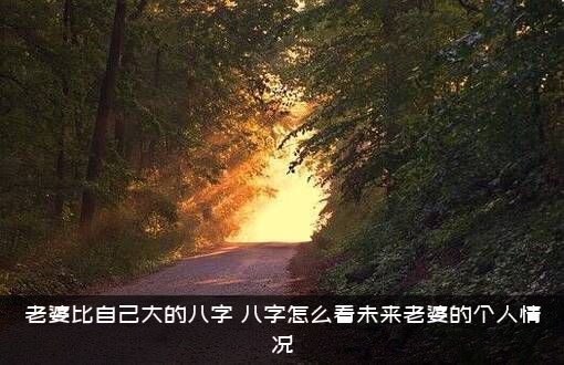 老婆比自己大的八字，八字怎么看未来老婆的个人情况？