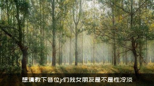 想请教下各位jr们我女朋友是不是性冷淡？