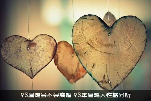 93属鸡会不会离婚（93年属鸡人性格分析）