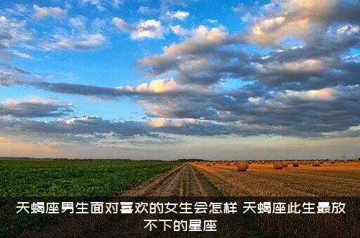 天蝎座男生面对喜欢的女生会怎样？天蝎座此生最放不下的星座