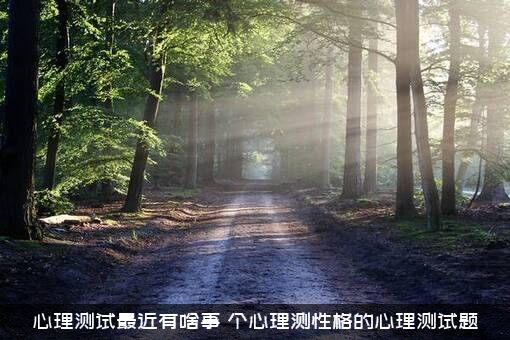 心理测试最近有啥事（个心理测性格的心理测试题）