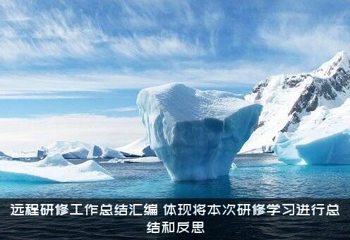 远程研修工作总结汇编（体现将本次研修学习进行总结和反思）