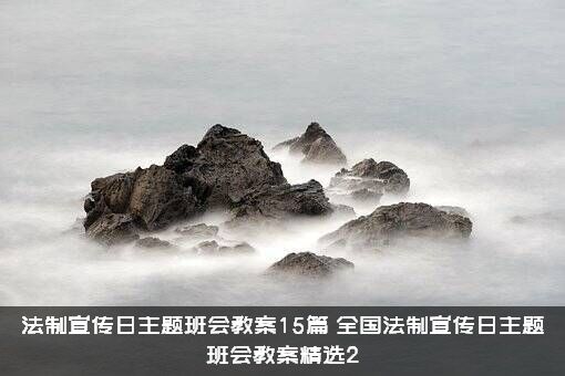 法制宣传日主题班会教案15篇，全国法制宣传日主题班会教案精选2