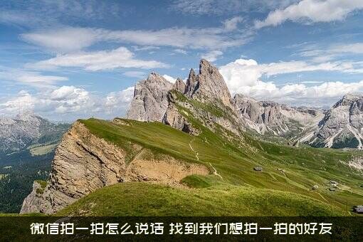 微信拍一拍怎么说话？找到我们想拍一拍的好友