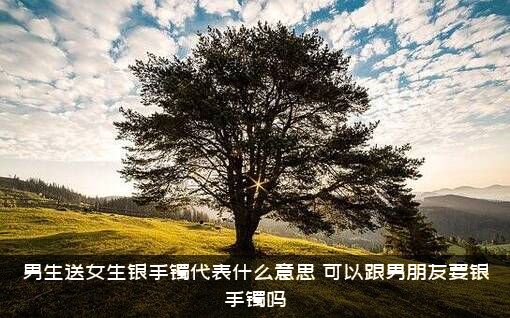 男生送女生银手镯代表什么意思？可以跟男朋友要银手镯吗？