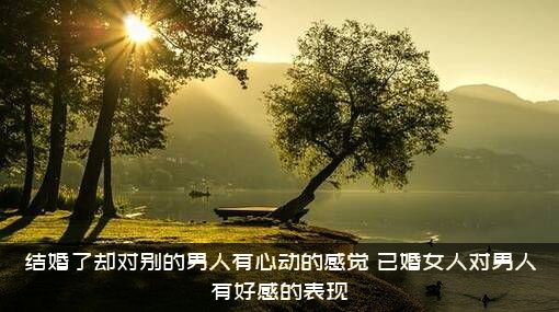 结婚了却对别的男人有心动的感觉，已婚女人对男人有好感的表现