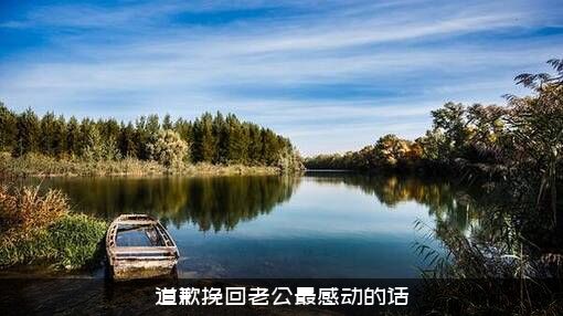 道歉挽回老公最感动的话