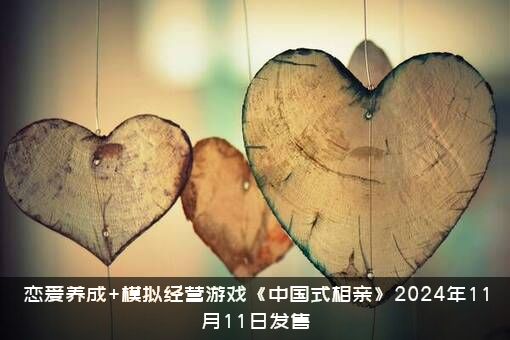 恋爱养成+模拟经营游戏《中国式相亲》2024年11月11日发售